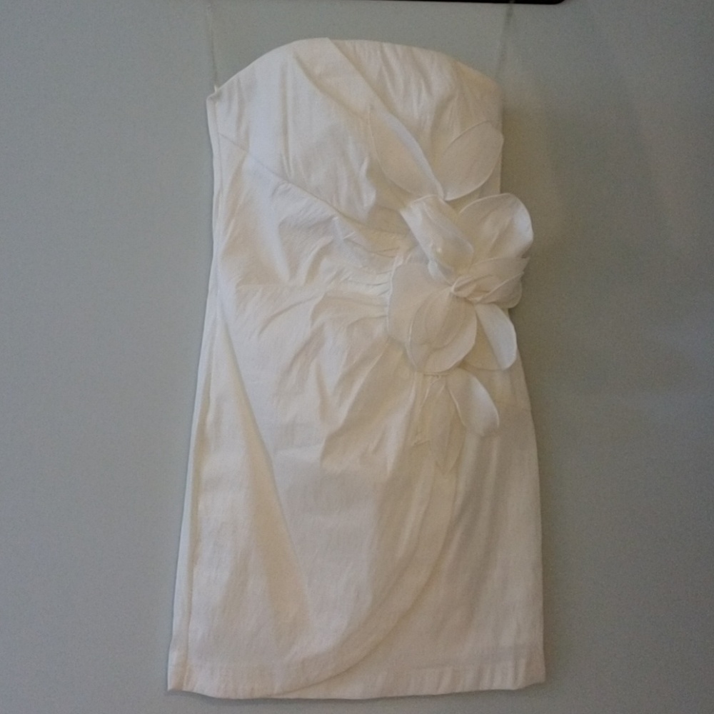 Off white mini dress